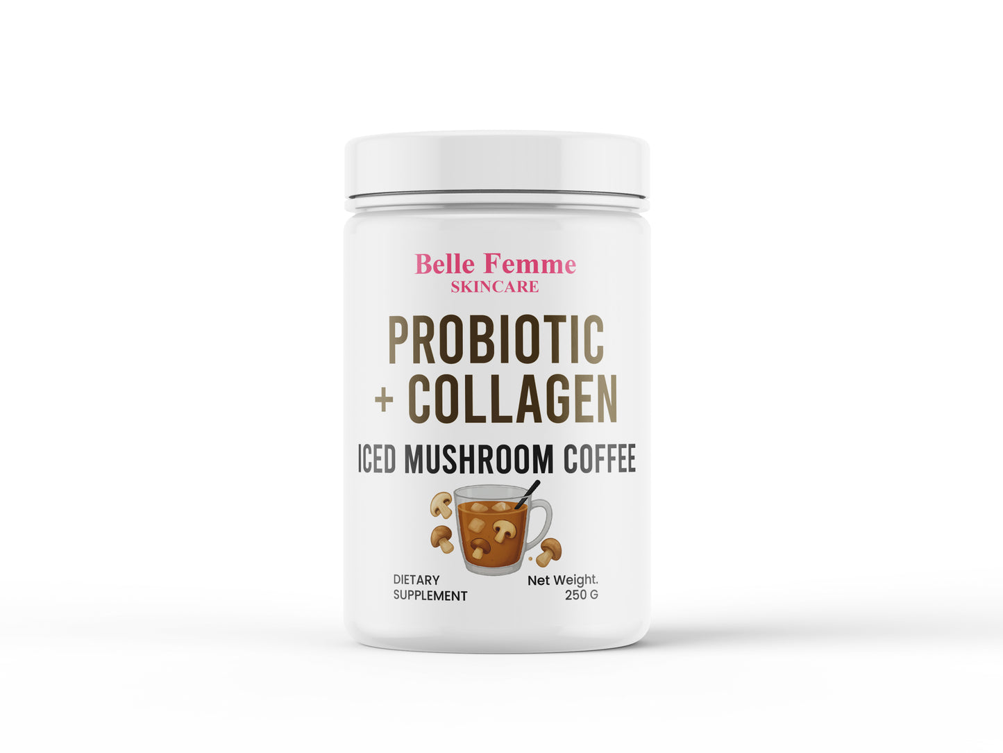 Probiotic + Collagen Iced Mushroom Coffee