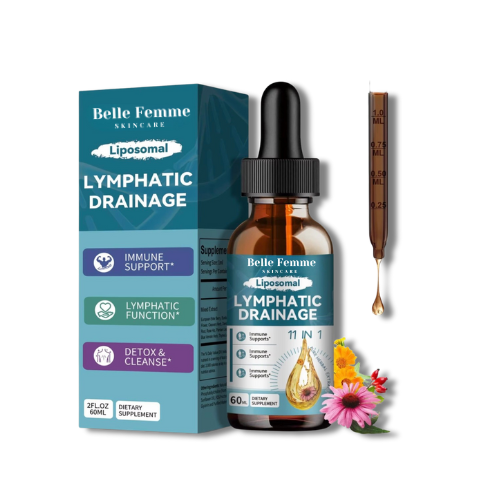 Organic Lymphatic Drainage Supplement -Immune Support, Cleanse & Detox